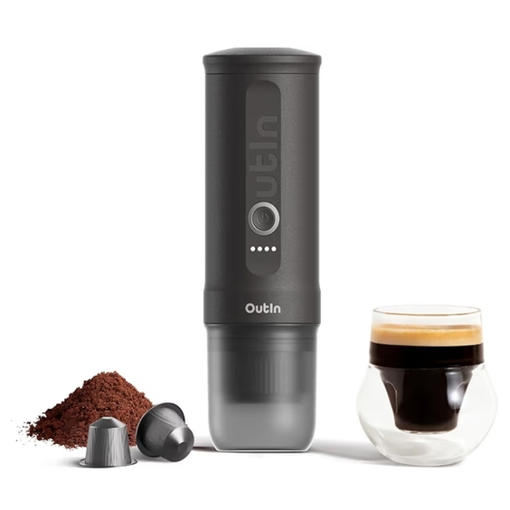 Outin Portable Espresso Maker in Black